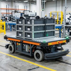 Automated Material Handling Trolley