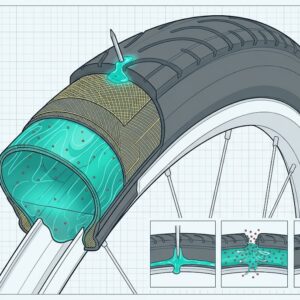 Self-Healing Bicycle Tire Prototype