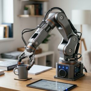 Voice-Controlled Robotic Arm for Disabled Users